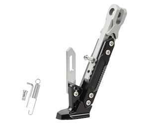 Motorcycle Kickstand for Topbox Cover CV347, Aluminum Kickstand Adjust Holder Modified Holder Kickstand Motorcycle Accessories,D/Silver