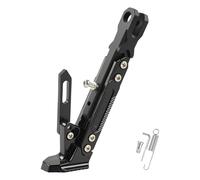 Motorcycle Kickstand For Yamaha EMF, Anti-Slip Aluminum Alloy Side Stand Durable Foot Support Folding Parking Stand,A/Black