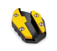 Motorcycle Kickstand Pad 2026 Motorcycle Side Stand Enlarge Plate Kickstand Extension For TMAX560 TECH MAX TMAX 560 T-MAX 2020-2026(A- Gold)