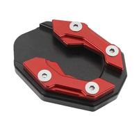Motorcycle Kickstand Pad - Aluminum Foot Side Stand Extension, Anti-Slip Support Plate | Kickstand Extender Pad for Street, off road, Adventure, Cruiser, Touring, Sports Bikes, Parking Ground