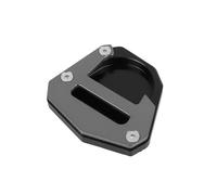 Motorcycle Kickstand Pad Enlarger Extension Side Stand Plate Pad Replacement for KLR650 2009-2018 KLR650 ABS Adventure Traveler 2022 2023(titanium)