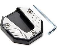 Motorcycle Kickstand Pad For DUCATI 899 959 1199 1299 V2, Easy To Install Durable And Stable Motorcycle Accessories Extender Foot Side,Silver