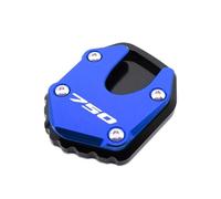 Motorcycle Kickstand Pad For H&ONDA Forza XADV 750 Forza750 2020 2021 2022 Motorcycle Accessories CNC Kickstand Foot Side Stand Extension Pad Support Plate(Blue)
