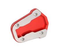 Motorcycle Kickstand Pad for Ho&nd&a CRF300L CRF300 CRF 300 L 300L Motorcycle Side Stand Enlarger Pad Kickstand Plate(Red)