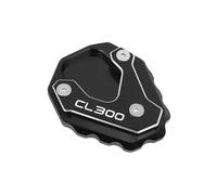 Motorcycle Kickstand Pad For Honda CL500 CL300 SCL500 SCL300 2021-2024 Extension Plate Foot Side Stand Enlarger Street(Black-LOGO B)