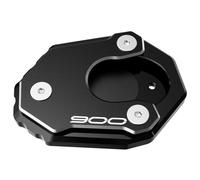 Motorcycle Kickstand Pad For Kawasaki Z900 Z900RS Z900SE 2017-2025 Foot Side Stand Enlarger Extension Plate(Black)