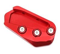 Motorcycle Kickstand Pad For KYMCO For CV3 550i For CV 3 Cv3 For 550CC 2022-2024 Foot Side Stand Enlarger Motorcycle Plate Kickstand Pad Support Extension Side Stand(Red)