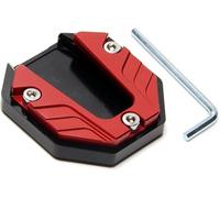 Motorcycle Kickstand Pad For Ninja ZX-6R, Easy To Install Durable And Stable Motorcycle Accessories Extender Foot Side,Red