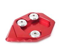 Motorcycle Kickstand Pad For S 1000 RR 2015 2016 2017 2018 2019 2020 2021 S1000RR Motorcycle Side Stand Extension Plate Pad(RED)