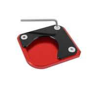 Motorcycle Kickstand Pad For YAMAHA For SEROW250 For Tenere700 WR250R XT250 XL750 For TRANSALP CNC Stand Extension Plate Auxiliary(Red)