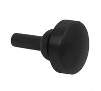 Motorcycle Kickstand Pad Metal Side Stand Support Plate for Soft Ground Stability Anti-Sink Bumper Black Fit