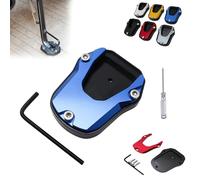 Motorcycle Kickstand Pad,Motorcycle Kickstand Shoe,Motorcycle Kickstand Plate,Motorcycle Kickstand Foot Side Stand Extension Pad Support Plate,Kickstand Foot Plate Extender Accessories (B)