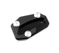 Motorcycle Kickstand Pad Motorcycle Valve Cap Kickstand Foot Side Stand Extension Pad For TMAX 560 530 SX DX TMAX530 TMAX560 Tech Max 2017-2025(K-p-Black)