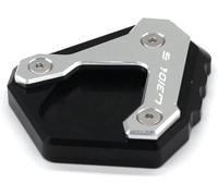 Motorcycle Kickstand Pad Motorcycles For BMW G310GS G 310GS 2017 2018 Motorcycle CNC Accessories Kickstand Extension Foot Side Stand Pad Frame(Silver)