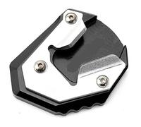 Motorcycle Kickstand Pads For BMW For S1000XR For S 1000 XR For S1000 XR For S 1000XR 2017-2019 Anti-slip Motorcycle Extender Support Kickstand Foot Pad Extension(Silver)