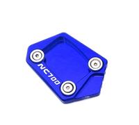 Motorcycle Kickstand Plate For NC700S/X NC750S/X CBR650F 2014-2018 Motorcycle Kickstand Foot Side Stand Extension Pad Support Plate(Blue)