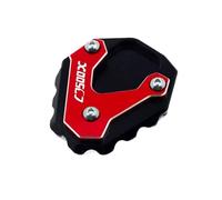 Motorcycle Kickstand Side Stand Enlarge Support Extension Plate Pad For CB500X CB 500 X 13-23 CL300 CL500 CL 500 300 21-24(Red-CB500X)
