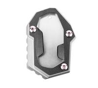 Motorcycle Kickstand Side Stand Extension Pad Enlarger Plate Tire Valve Caps For R1300GS ADV For Adventure GS1300 2023-2026 Motorcycle Kickstand Pad(Silver)