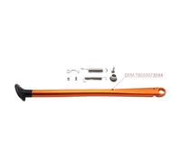 Motorcycle Kickstand Side Stand Spring Adjustable Foot Support Parking Bracket Compatible With 78003023044(Orange Kit)