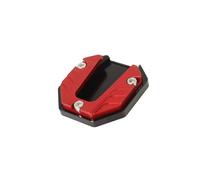 Motorcycle Kickstand Support Pad for Triumph TR5T, Enlarged Base Stand Pads Parking Aid Accessory,D Red