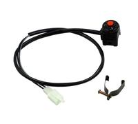 Motorcycle Kill Switch Red Push Button Universal For 22mm Handlebar Mounted Bars Start Turn Off Engine Accessories Start Ignition Switch Motorcycle Start Stop Button(Red)