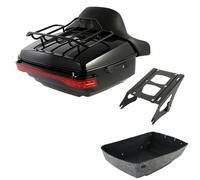 Motorcycle King Trunk Pad Rack Tail Light Mount For Touring Road 2014 2015 2016 2017 2018 2019 2020 2021 2022 2023 2024 2025