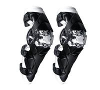 Motorcycle Knee Pads For Riding, Durable Knee Guards With Adjustable Fit, Impact Protection Flexible Movement, For Motocross Off-Road Cycling,White-One Size