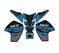 Motorcycle Knee Traction Pad Frosted Motorcycle Accessories Decal Fuel Tank Pad Protection Protector Anti slip For MT09 mt-09 sp For TRACER