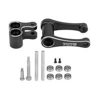 Motorcycle Knuckle Pull Rod Aluminium Alloy High Strength Rear Knuckle Pull Rod for LOSI 1/4 Promoto MX (Black)