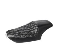 Motorcycle Leather Seat Set For Two Up Riding Front Driver And Rear Passenger Compatible With Sportster XL Models Iron 883 1200 48 Forty-eight 2004 To 2016 Years(E)