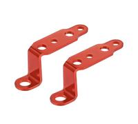Motorcycle LED Headlight Bracket Rearview Mirror Lamp Spotlight Extension Holder Clamp Motorbike Scooter Accessories(ORANGE)