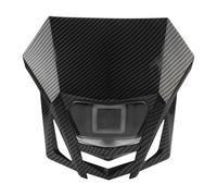 Motorcycle LED Headlight For WR450F For YZ250F For XT250X For XT600 For TTR250 Motorcycle Headlight Panel Motocross Tuning Parts Motorcycle LED Spotlight(Carbon fibre)