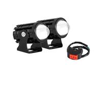 Motorcycle LED Headlight Mini Driving Light Universal Dual Color Spotlights For Motorbike For TruckFor Trailer For Off-road For Moto Accessorie,safe driving