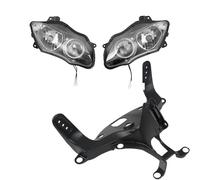 Motorcycle LED Headlight Motorcycle Front Headlight Lamp Upper Fairing Stay For YZF R1 For YZF-R1 2007 2008 Motorcycle LED Spotlight(One Set)