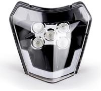 TEAUSA Motorcycle LED Headlight Plate Front Headlamp Fit For KTM EXC 300 XC XCF XCW XCFW SX SXF SXS 125 To 690 2012-2022 Head Light Wick