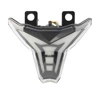 Motorcycle Led Integrated Taillight Turn Signals Light White Replacement For Z1000 2015-2018 Zx-10R 2016-2018 Clear Lens