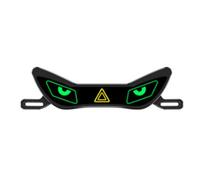 Motorcycle LED Plate Accent Light 12V ABS Housing, C | Devil Eye Rear License Lamp with Two Lighting Modes for Tail Decor