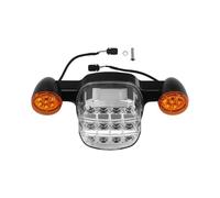 Motorcycle LED Rear Brake Tail Light For Harley For Low Rider S FXLRS 2020-2025 ST FXLRST 2022-2025 El For Diablo FXRST 2022 Tail Light(Black)