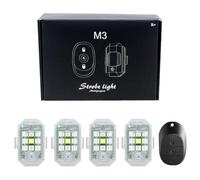 Motorcycle Led Strobe Light Remote Aircraft Light Navigation For Car Indicator Light Drone S0h9 Warning