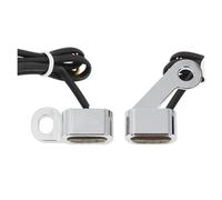 Motorcycle Led Turn Signal Amber Mini Light Indicator Run Lamp For Harley Sportster Xl Softail Touring Breakout Glide