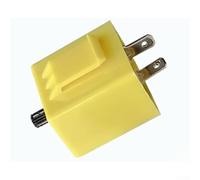 Motorcycle LED Turn Signal Relay 2-Pin Play Motorcycle LED Turn | Adjustable 50-200 flashes/min, 12V system, electronic control, clear signal visibility, custom rate