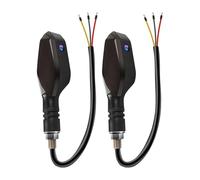 Motorcycle LED Turn Signals, Motorcycle Turn Signal Indicators, 27 Modes Turn Signals, Bright Motorcycle Blinkers, Motorbike Indicator 14.7x4.1cm/5.79x1.61 inches 12V Motorcycle Accessories