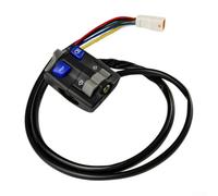 Motorcycle Left Handlebar Switch With Turn Signal For Horn And Engine Kill Button Black Abs Fitment For Most Bikes Easy Installation Control Unit