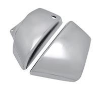 Motorcycle Left & Right Battery Fairing Covers Side Panel Oil Tank Cover For Honda Shadow ACE/Aero/Sabre VT1100 1999-2008(Not fit for Spirit) (Chrome)