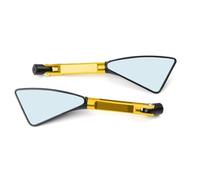 Motorcycle Left/Right Rearview Mirrors For Kawasaki Z800 Z800/E Version,Adjustable Motorcycle Rear View Rearview Mirrors Side Accessories,F-Gold