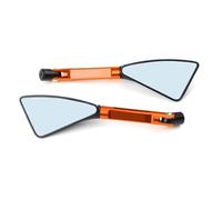 Motorcycle Left/Right Rearview Mirrors For Kawasaki Z800 Z800/E Version,Adjustable Motorcycle Rear View Rearview Mirrors Side Accessories,E-Orange