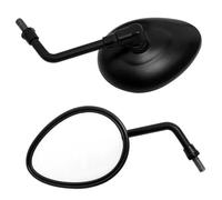 Motorcycle Left/Right Rearview Mirrors For Vintage 2020 2021 2022,Adjustable Motorcycle Rear View Rearview Mirrors Side Accessories,A-Matte Black