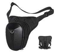 Motorcycle Leg Bag - Multifunctional Waterproof Thigh Bag with Adjustable Strap | Banana in Oxford Polyester | Extendable Storage Bag for Da Trek