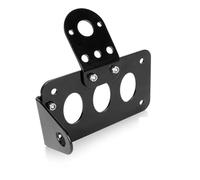Motorcycle Licence Plate Bracket Motorcycle 3/4" Side Mount License Plate Bracket Custom Bike