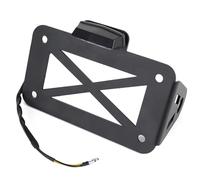 Motorcycle License Number Plate Holder For Sportster For Bobber For Chopper Custom Side Mount License Plate Bracket Holder Modified Motorcycle Registration Plate Fit